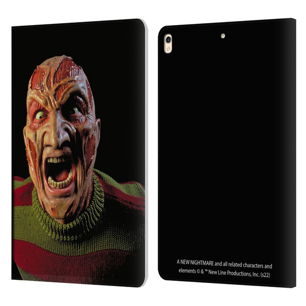 A Nightmare On Elm Street: New Nightmare Graphics Freddy Leather Book Wallet Case Cover For Apple iPad Pro 10.5 (2017)