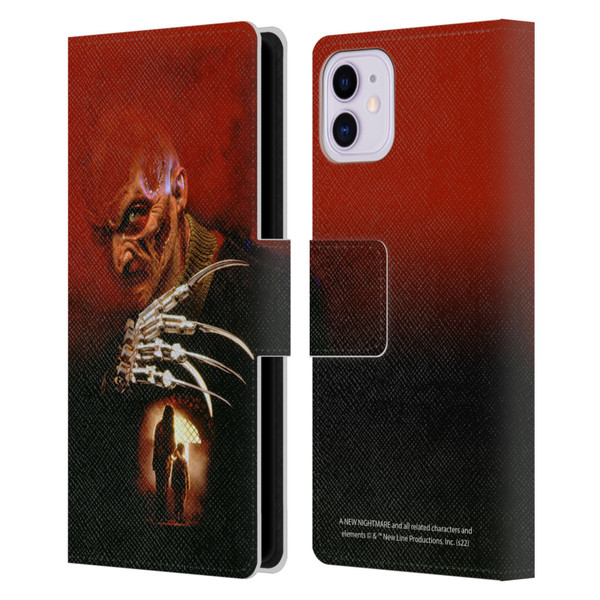 A Nightmare On Elm Street: New Nightmare Graphics Poster Leather Book Wallet Case Cover For Apple iPhone 11