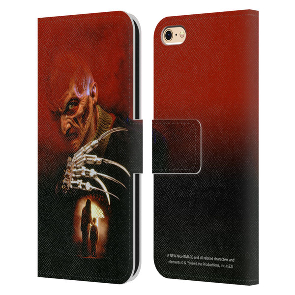 A Nightmare On Elm Street: New Nightmare Graphics Poster Leather Book Wallet Case Cover For Apple iPhone 6 / iPhone 6s