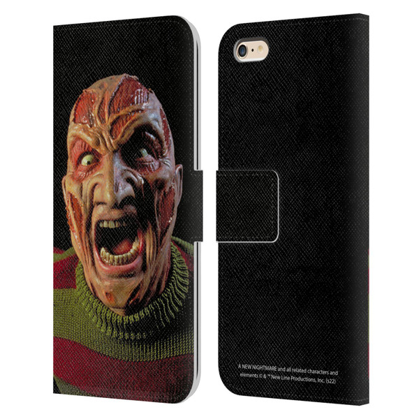 A Nightmare On Elm Street: New Nightmare Graphics Freddy Leather Book Wallet Case Cover For Apple iPhone 6 Plus / iPhone 6s Plus