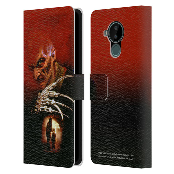 A Nightmare On Elm Street: New Nightmare Graphics Poster Leather Book Wallet Case Cover For Nokia C30