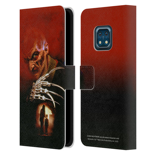 A Nightmare On Elm Street: New Nightmare Graphics Poster Leather Book Wallet Case Cover For Nokia XR20