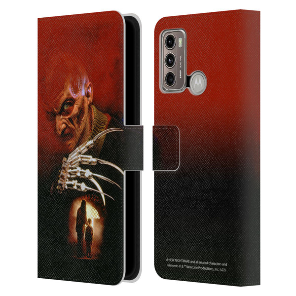 A Nightmare On Elm Street: New Nightmare Graphics Poster Leather Book Wallet Case Cover For Motorola Moto G60 / Moto G40 Fusion
