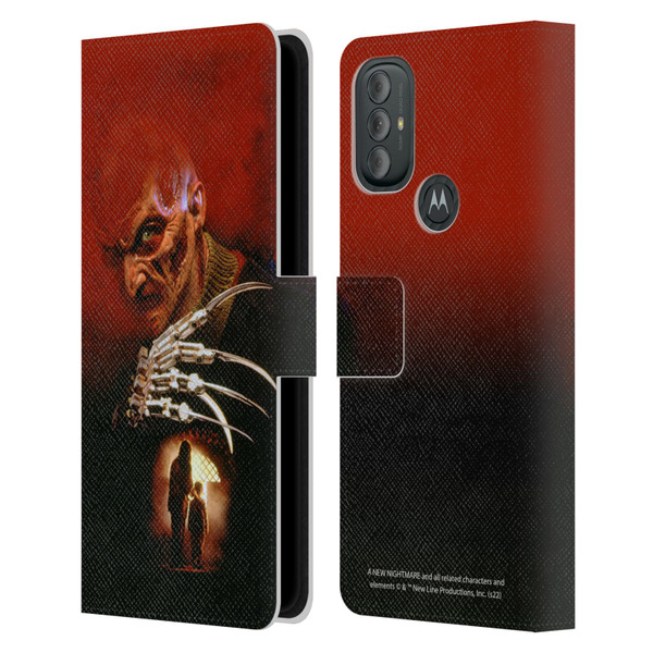 A Nightmare On Elm Street: New Nightmare Graphics Poster Leather Book Wallet Case Cover For Motorola Moto G10 / Moto G20 / Moto G30