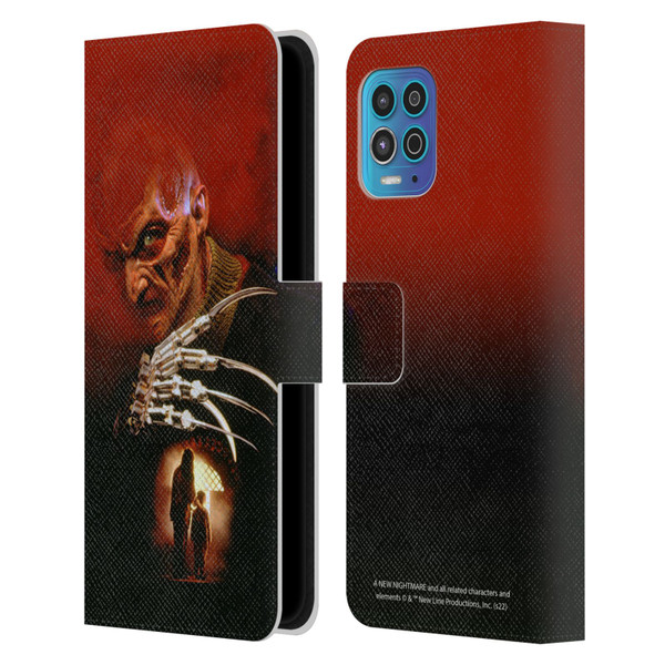A Nightmare On Elm Street: New Nightmare Graphics Poster Leather Book Wallet Case Cover For Motorola Moto G100