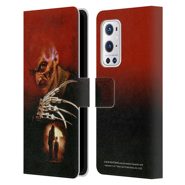 A Nightmare On Elm Street: New Nightmare Graphics Poster Leather Book Wallet Case Cover For OnePlus 9 Pro