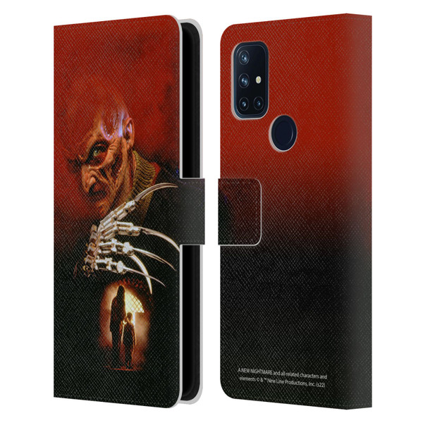 A Nightmare On Elm Street: New Nightmare Graphics Poster Leather Book Wallet Case Cover For OnePlus Nord N10 5G