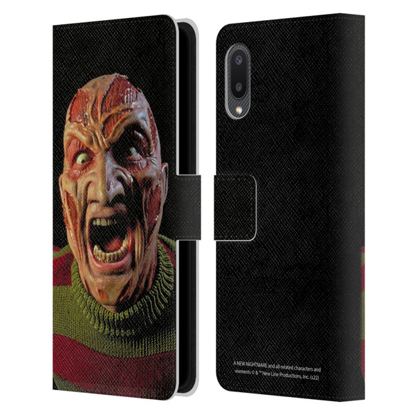 A Nightmare On Elm Street: New Nightmare Graphics Freddy Leather Book Wallet Case Cover For Samsung Galaxy A02/M02 (2021)