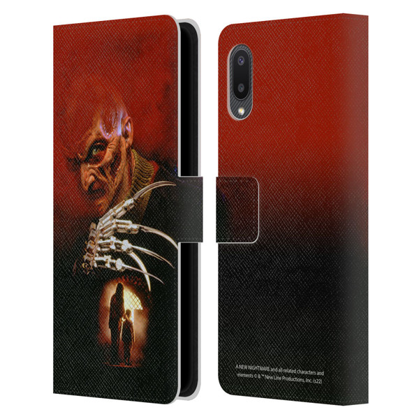A Nightmare On Elm Street: New Nightmare Graphics Poster Leather Book Wallet Case Cover For Samsung Galaxy A02/M02 (2021)