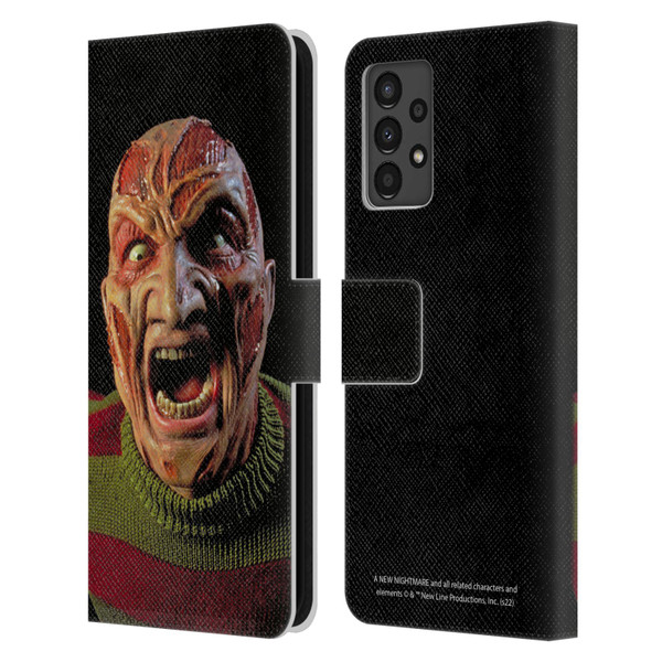 A Nightmare On Elm Street: New Nightmare Graphics Freddy Leather Book Wallet Case Cover For Samsung Galaxy A13 (2022)