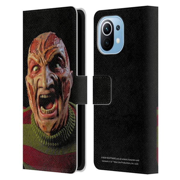 A Nightmare On Elm Street: New Nightmare Graphics Freddy Leather Book Wallet Case Cover For Xiaomi Mi 11