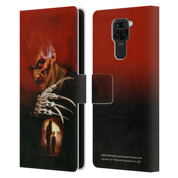 A Nightmare On Elm Street: New Nightmare Graphics Poster Leather Book Wallet Case Cover For Xiaomi Redmi Note 9 / Redmi 10X 4G