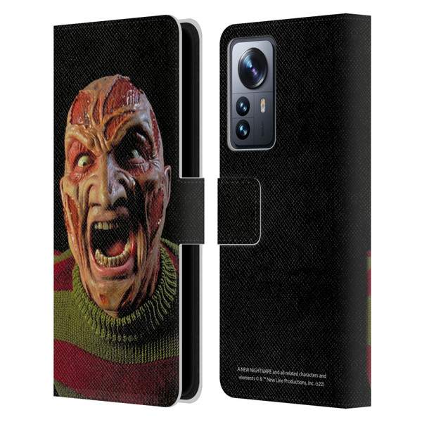 A Nightmare On Elm Street: New Nightmare Graphics Freddy Leather Book Wallet Case Cover For Xiaomi 12 Pro