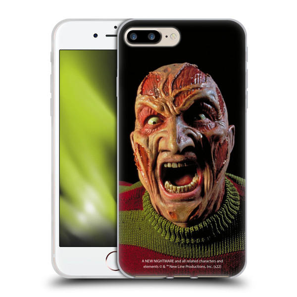 A Nightmare On Elm Street: New Nightmare Graphics Freddy Soft Gel Case for Apple iPhone 7 Plus / iPhone 8 Plus