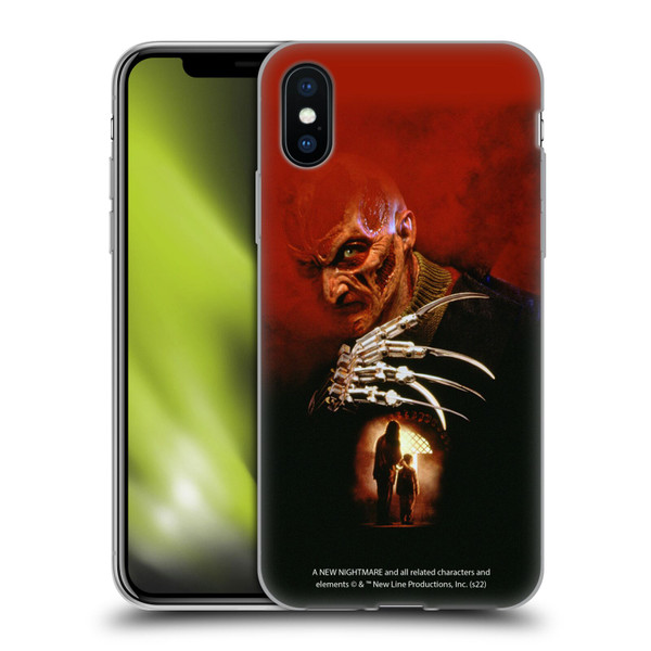 A Nightmare On Elm Street: New Nightmare Graphics Poster Soft Gel Case for Apple iPhone X / iPhone XS