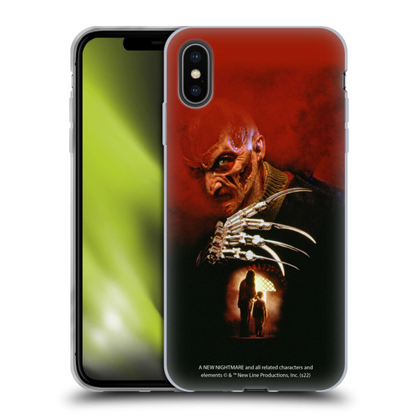 A Nightmare On Elm Street: New Nightmare Graphics Poster Soft Gel Case for Apple iPhone XS Max