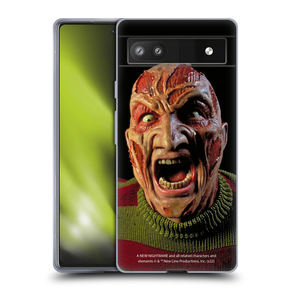 A Nightmare On Elm Street: New Nightmare Graphics Freddy Soft Gel Case for Google Pixel 6a
