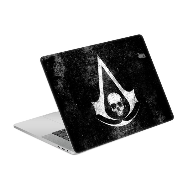Assassin's Creed Black Flag Logos Grunge Vinyl Sticker Skin Decal Cover for Apple MacBook Pro 15.4" A1707/A1990