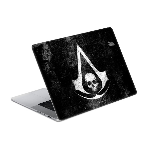 Assassin's Creed Black Flag Logos Grunge Vinyl Sticker Skin Decal Cover for Apple MacBook Pro 16" A2485