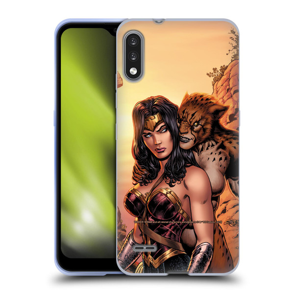 Wonder Woman DC Comics Comic Book Cover Rebirth #3 Cheetah Soft Gel Case for LG K22