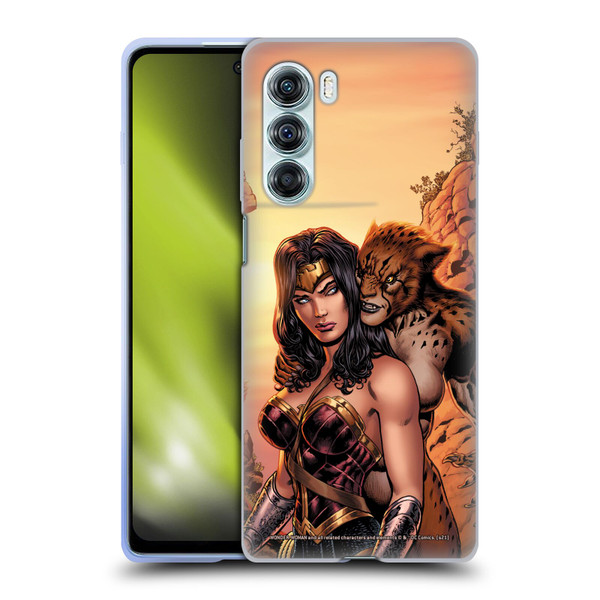 Wonder Woman DC Comics Comic Book Cover Rebirth #3 Cheetah Soft Gel Case for Motorola Edge S30 / Moto G200 5G