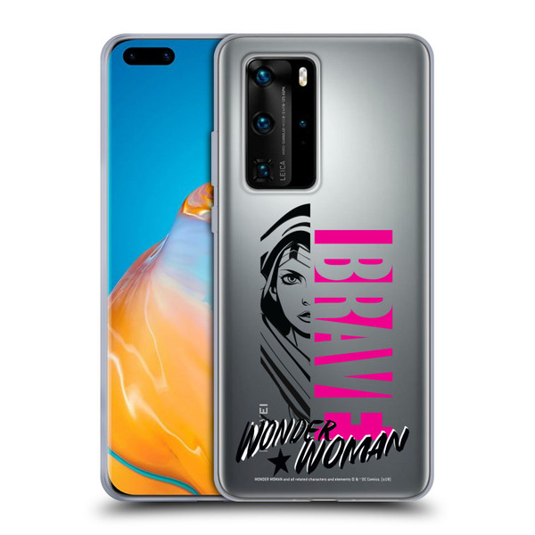 Wonder Woman DC Comics Graphic Arts Brave 2 Soft Gel Case for Huawei P40 Pro / P40 Pro Plus 5G