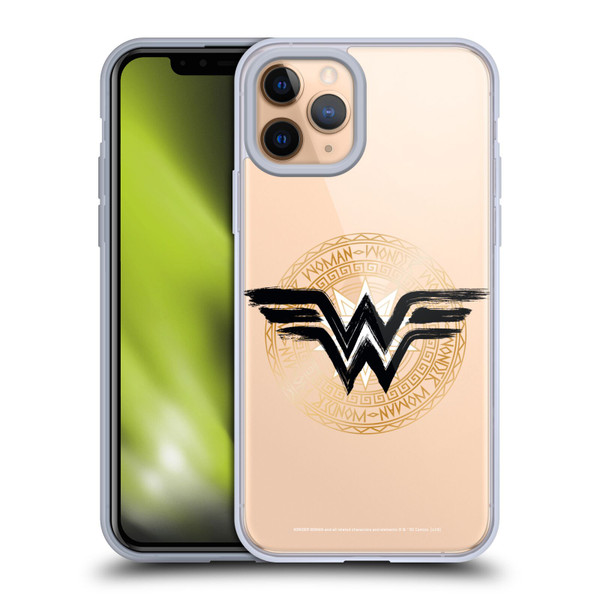 Wonder Woman DC Comics Graphic Arts Shield 2 Soft Gel Case for Apple iPhone 11 Pro