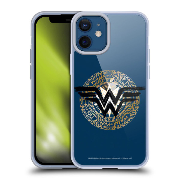 Wonder Woman DC Comics Graphic Arts Shield 2 Soft Gel Case for Apple iPhone 12 Mini