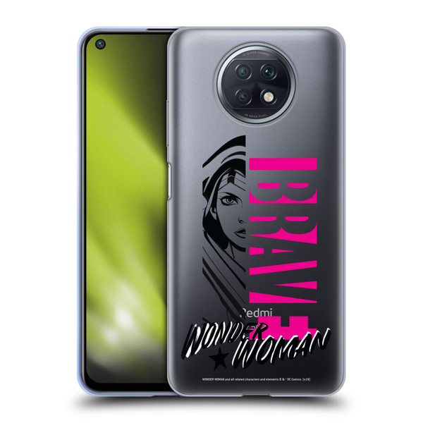 Wonder Woman DC Comics Graphic Arts Brave 2 Soft Gel Case for Xiaomi Redmi Note 9T 5G