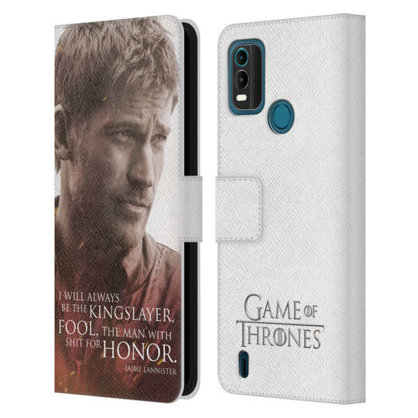 HBO Game of Thrones Character Portraits Jaime Lannister Leather Book Wallet Case Cover For Nokia G11 Plus