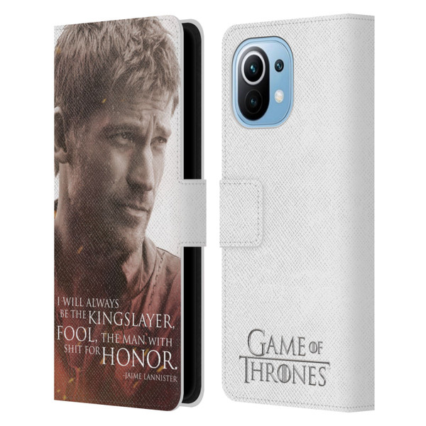 HBO Game of Thrones Character Portraits Jaime Lannister Leather Book Wallet Case Cover For Xiaomi Mi 11