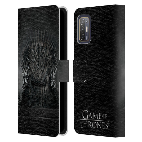 HBO Game of Thrones Key Art Iron Throne Leather Book Wallet Case Cover For HTC Desire 21 Pro 5G