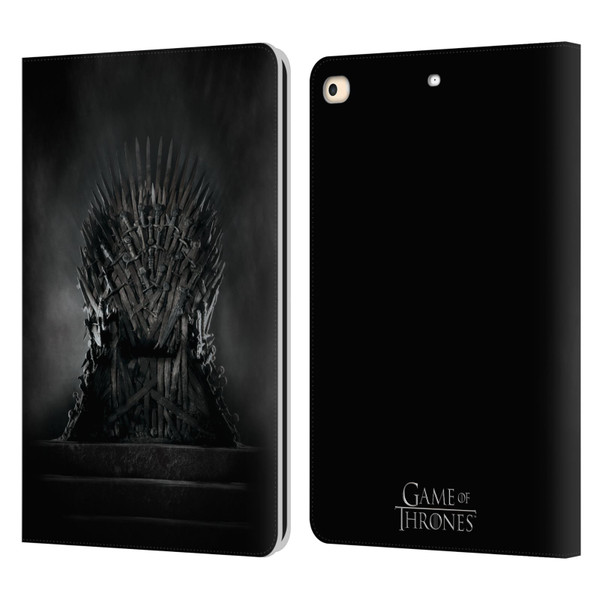 HBO Game of Thrones Key Art Iron Throne Leather Book Wallet Case Cover For Apple iPad 9.7 2017 / iPad 9.7 2018