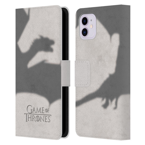 HBO Game of Thrones Key Art Dragon Leather Book Wallet Case Cover For Apple iPhone 11