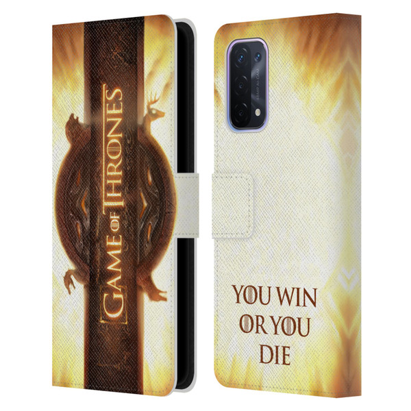 HBO Game of Thrones Key Art Opening Sequence Leather Book Wallet Case Cover For OPPO A54 5G