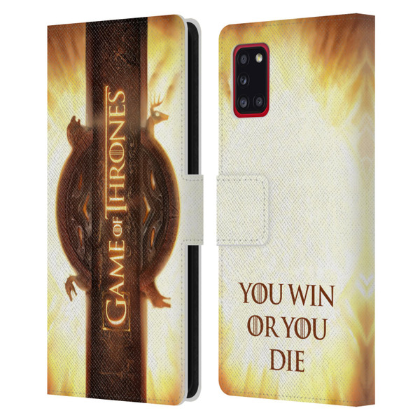 HBO Game of Thrones Key Art Opening Sequence Leather Book Wallet Case Cover For Samsung Galaxy A31 (2020)