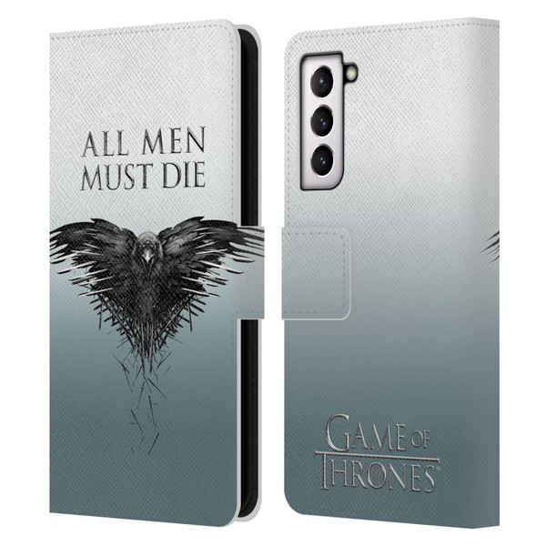 HBO Game of Thrones Key Art All Men Leather Book Wallet Case Cover For Samsung Galaxy S21 5G