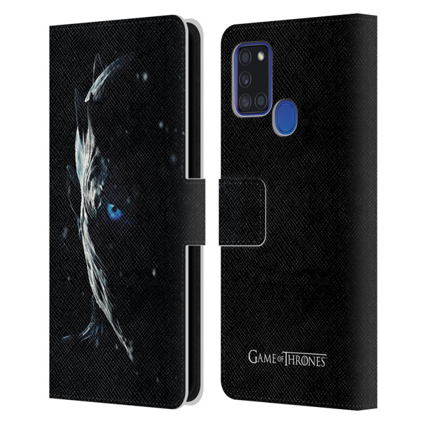 HBO Game of Thrones Season 7 Key Art Night King Leather Book Wallet Case Cover For Samsung Galaxy A21s (2020)
