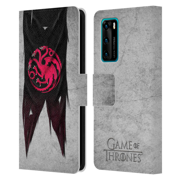 HBO Game of Thrones Sigil Flags Targaryen Leather Book Wallet Case Cover For Huawei P40 5G