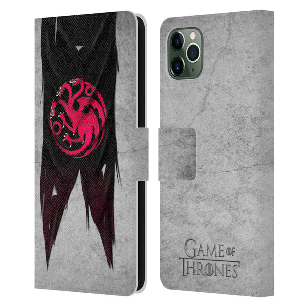 HBO Game of Thrones Sigil Flags Targaryen Leather Book Wallet Case Cover For Apple iPhone 11 Pro Max