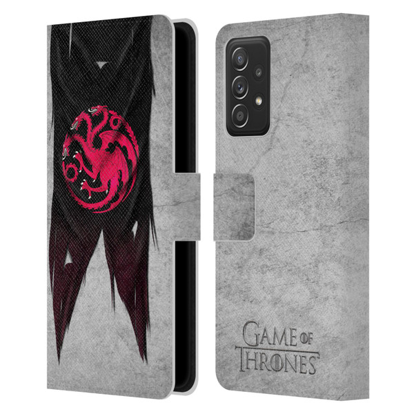 HBO Game of Thrones Sigil Flags Targaryen Leather Book Wallet Case Cover For Samsung Galaxy A53 5G (2022)