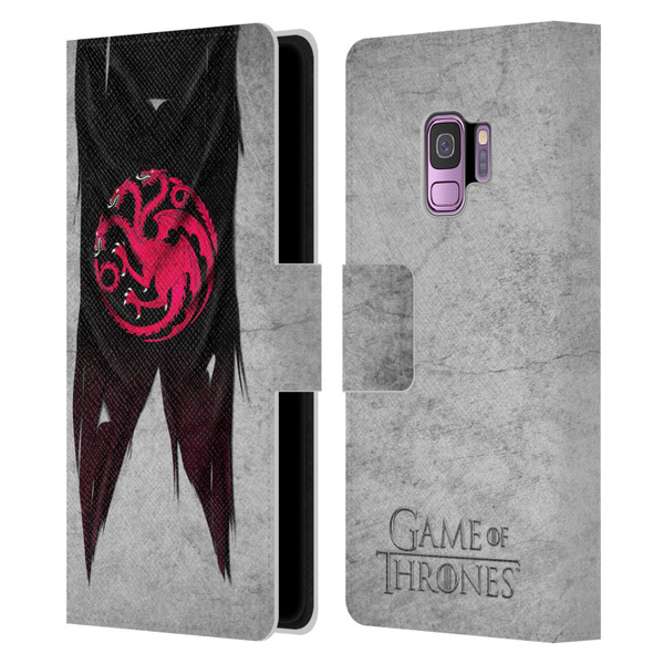 HBO Game of Thrones Sigil Flags Targaryen Leather Book Wallet Case Cover For Samsung Galaxy S9