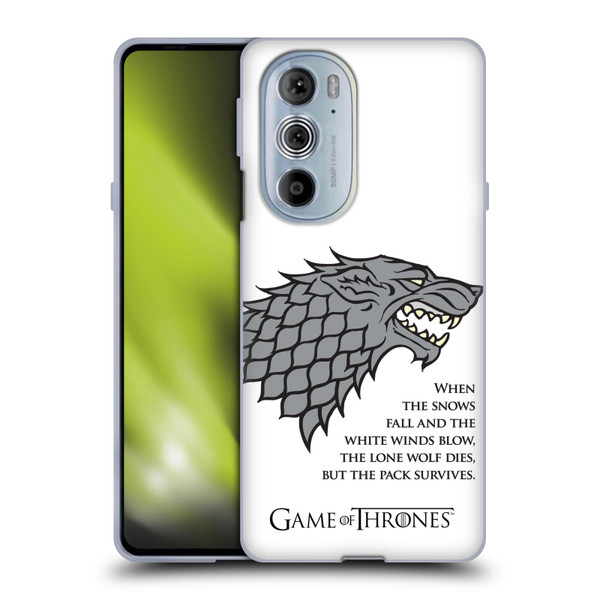 HBO Game of Thrones Graphics White Winds Soft Gel Case for Motorola Edge X30