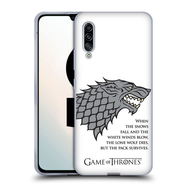 HBO Game of Thrones Graphics White Winds Soft Gel Case for Samsung Galaxy A90 5G (2019)