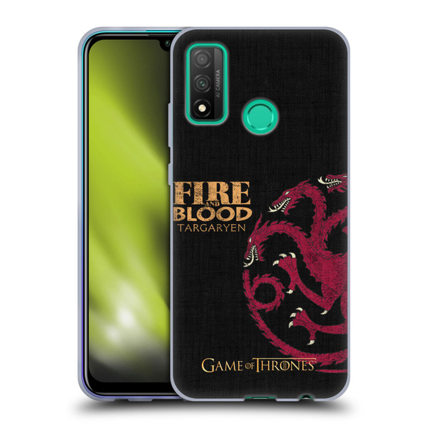 HBO Game of Thrones House Mottos Targaryen Soft Gel Case for Huawei P Smart (2020)
