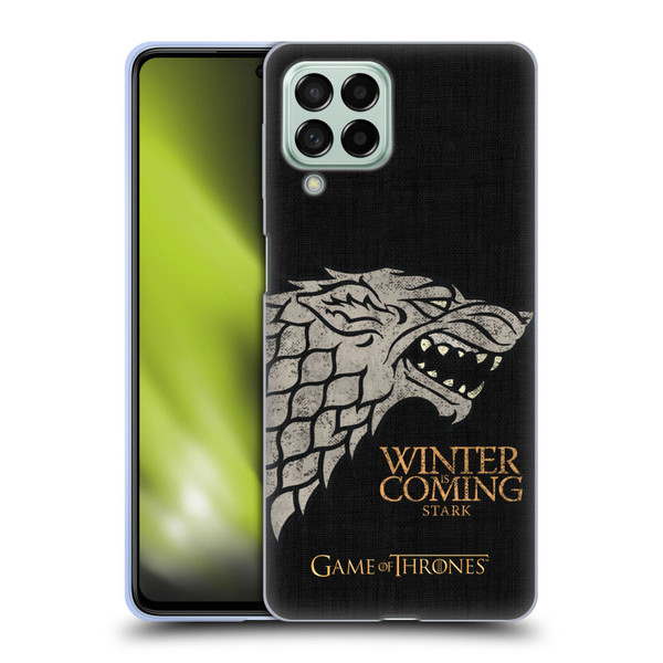 HBO Game of Thrones House Mottos Stark Soft Gel Case for Samsung Galaxy M53 (2022)