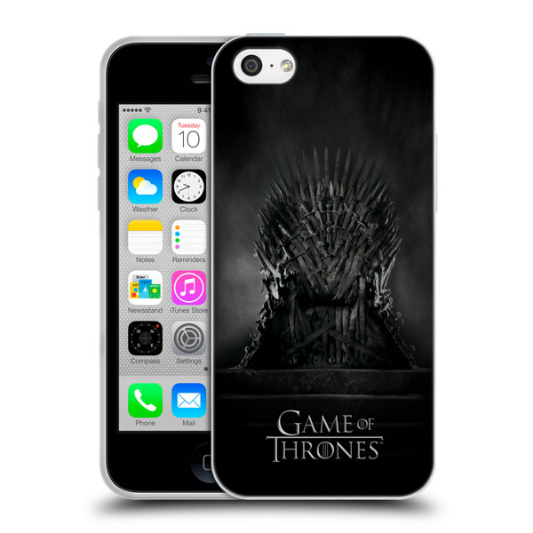 HBO Game of Thrones Key Art Iron Throne Soft Gel Case for Apple iPhone 5c