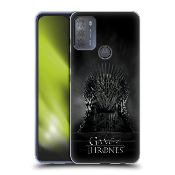 HBO Game of Thrones Key Art Iron Throne Soft Gel Case for Motorola Moto G50