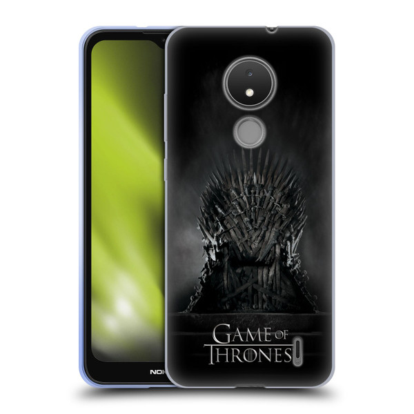 HBO Game of Thrones Key Art Iron Throne Soft Gel Case for Nokia C21