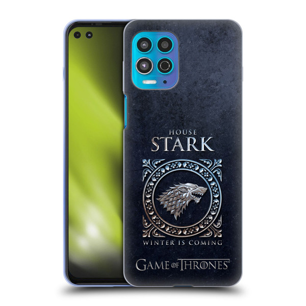 HBO Game of Thrones Metallic Sigils Stark Soft Gel Case for Motorola Moto G100